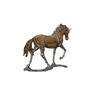 Phillips CollectionMustang Horse Woodland Sculpture On Base, WalkingID113405Aloha Habitat