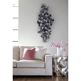 Phillips CollectionOrchid Collage Wall Art, Silver/BlackTH100739Aloha Habitat