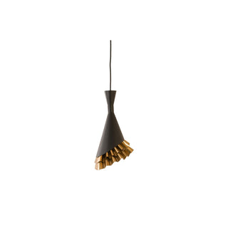 Phillips CollectionRuffle Pendant Lamp, Black/BrassIN97484Aloha Habitat