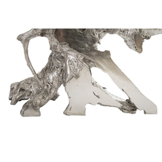 Phillips CollectionSable Cast Root Console Table, Silver LeafPH67962Aloha Habitat