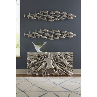 Phillips CollectionSchool of Fish Wall Art, Silver LeafPH110576Aloha Habitat