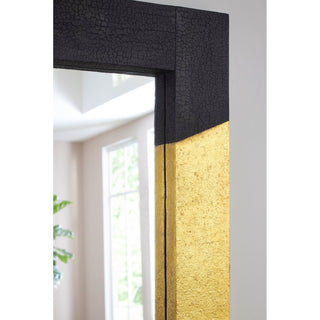 Phillips CollectionScorched Mirror, Rectangle, Black and Gold LeafPH110307Aloha Habitat