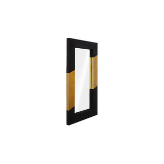 Phillips CollectionScorched Mirror, Rectangle, Black and Gold LeafPH110307Aloha Habitat