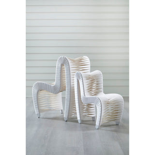 Phillips CollectionSeat Belt Dining Chair, White/Off - WhiteB2061WZAloha Habitat