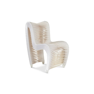 Phillips CollectionSeat Belt Dining Chair, White/Off - WhiteB2061WZAloha Habitat