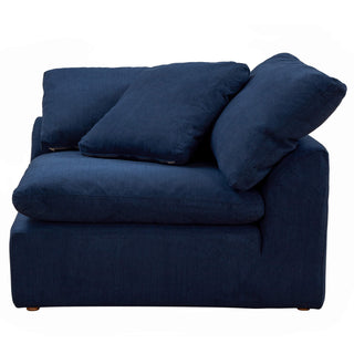 Sunset TradingContemporary Puff Collection 5PC Slipcovered Modular L-Shaped Sectional Sofa with Ottoman | Performance Fabric Washable Water-Resistant Stain-Proof | 132" Deep-Seating Down-Filled Chaise Lounge Couch | Navy BlueSU-1458-49-3C-1A-1OAloha Habitat