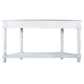 Sunset TradingCottage 72" Display Table | Vintage White/Salvage Brown Solid Wood | Fully Assembled SideboardCC-TAB241TLD-VWSVAloha Habitat