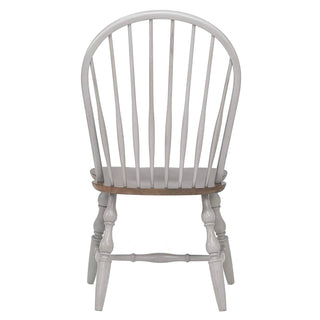 Sunset TradingCountry Grove Windsor Spindleback Dining Chair | Fully Assembled Kitchen Chair | Modern Farmhouse Minimalist Country Cottage | Distressed Gray and Brown Wood | Set of 2DLU-CG-C30-GO-2Aloha Habitat