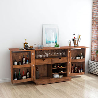 Zuo ModernZuo Modern | Linea Bar Cabinet Walnut100670Aloha Habitat