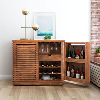 Zuo ModernZuo Modern | Linea Bar Cabinet Walnut100670Aloha Habitat