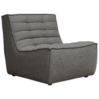 Diamond SofaMarshall Scooped Seat Armless Chair in Grey Fabric by Diamond Sofa - MARSHALLACGRMARSHALLACGRAloha Habitat