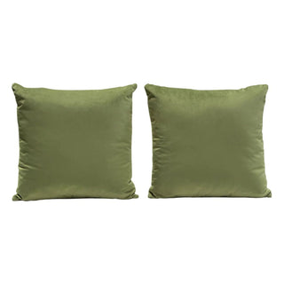 Diamond SofaSet of (2) 16" Square Accent Pillows in Sage Green Velvet by Diamond Sofa - PILLOW16SA2PKPILLOW16SA2PKAloha Habitat