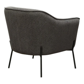 Diamond SofaStatus Accent Chair in Grey Fabric with Metal Leg by Diamond Sofa - STATUSCHGRSTATUSCHGRAloha Habitat