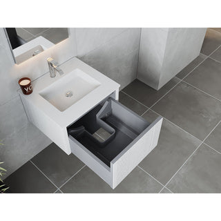 LavivaLaviva - Legno 24" Alabaster White Bathroom Vanity with Matte White VIVA Stone Solid Surface Countertop - 313LGN-24AW-MW313LGN-24AW-MWAloha Habitat