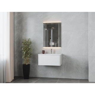 LavivaLaviva - Legno 30" Alabaster White Bathroom Vanity with Matte White VIVA Stone Solid Surface Countertop - 313LGN-30AW-MW313LGN-30AW-MWAloha Habitat