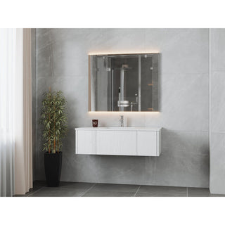 LavivaLaviva - Legno 48" Alabaster White Bathroom Vanity with Matte White VIVA Stone Solid Surface Countertop - 313LGN-48AW-MW313LGN-48AW-MWAloha Habitat