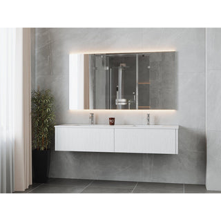 LavivaLaviva - Legno 72" Alabaster White Double Sink Bathroom Vanity with Matte White VIVA Stone Solid Surface Countertop - 313LGN-72DAW-MW313LGN-72DAW-MWAloha Habitat