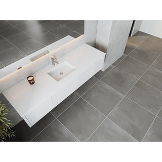 LavivaLaviva - Legno 72" Alabaster White Single Sink Bathroom Vanity with Matte White VIVA Stone Solid Surface Countertop - 313LGN-72CAW-MW313LGN-72CAW-MWAloha Habitat