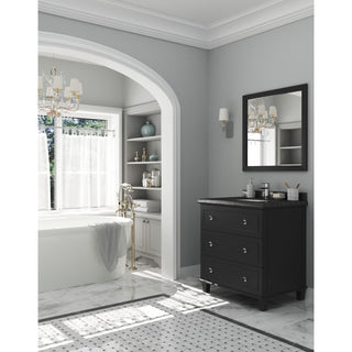 LavivaLaviva - Luna 30" Espresso Bathroom Vanity with Black Wood Marble Countertop - 313DVN-30E-BW313DVN-30E-BWAloha Habitat