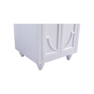 LavivaLaviva - Odyssey 24" White Bathroom Vanity with Black Wood Marble Countertop - 313613-24W-BW313613-24W-BWAloha Habitat