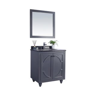 LavivaLaviva - Odyssey 30" Maple Grey Bathroom Vanity with Black Wood Marble Countertop - 313613-30G-BW313613-30G-BWAloha Habitat