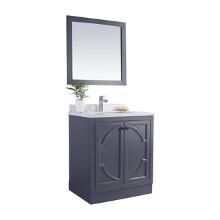 LavivaLaviva - Odyssey 30" Maple Grey Bathroom Vanity with Black Wood Marble Countertop - 313613-30G-BW313613-30G-BWAloha Habitat