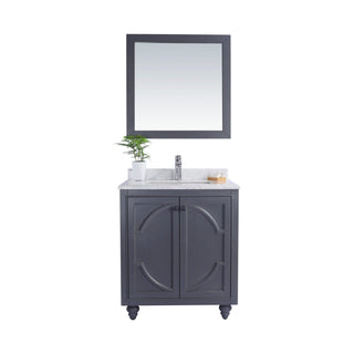 LavivaLaviva - Odyssey 30" Maple Grey Bathroom Vanity with White Carrara Marble Countertop - 313613-30G-WC313613-30G-WCAloha Habitat