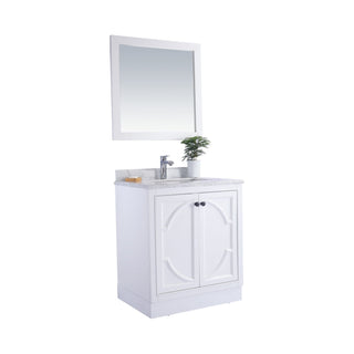 LavivaLaviva - Odyssey 30" White Bathroom Vanity with Pure White Phoenix Stone Countertop - 313613-30W-PW313613-30W-PWAloha Habitat