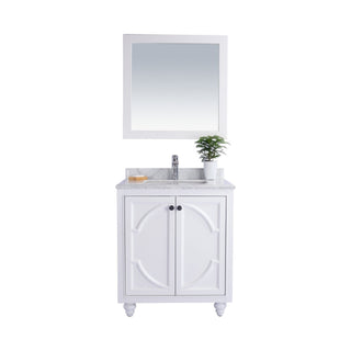 LavivaLaviva - Odyssey 30" White Bathroom Vanity with White Carrara Marble Countertop - 313613-30W-WC313613-30W-WCAloha Habitat