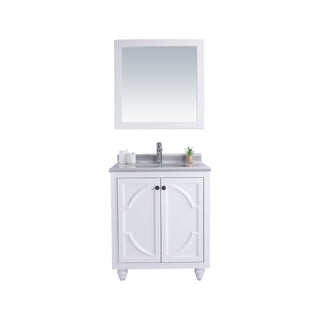 LavivaLaviva - Odyssey 30" White Bathroom Vanity with White Stripes Marble Countertop - 313613-30W-WS313613-30W-WSAloha Habitat