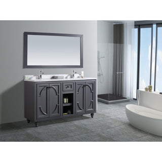 LavivaLaviva Odyssey 60" Maple Grey Double Sink Bathroom Vanity Cabinet 313613 60 G313613-60GAloha Habitat