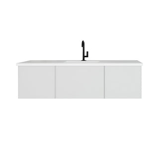 LavivaLaviva - Vitri 60" Cloud White Single Sink Bathroom Vanity with VIVA Stone Matte White Solid Surface Countertop - 313VTR-60CCW-MW313VTR-60CCW-MWAloha Habitat