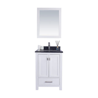 LavivaLaviva - Wilson 24" White Bathroom Vanity with Black Wood Marble Countertop - 313ANG-24W-BW313ANG-24W-BWAloha Habitat