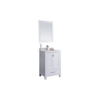 LavivaLaviva - Wilson 24" White Bathroom Vanity with White Quartz Countertop - 313ANG-24W-WQ313ANG-24W-WQAloha Habitat