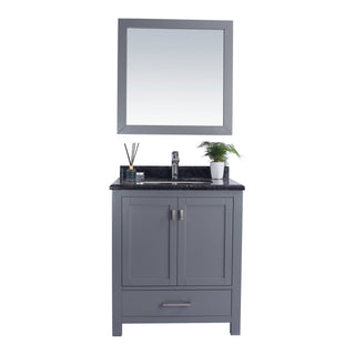LavivaLaviva - Wilson 30" Grey Bathroom Vanity with Black Wood Marble Countertop - 313ANG-30G-BW313ANG-30G-BWAloha Habitat