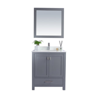 LavivaLaviva - Wilson 30" Grey Bathroom Vanity with Pure White Phoenix Stone Countertop - 313ANG-30G-PW313ANG-30G-PWAloha Habitat