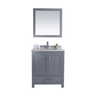 LavivaLaviva - Wilson 30" Grey Bathroom Vanity with White Stripes Marble Countertop - 313ANG-30G-WS313ANG-30G-WSAloha Habitat