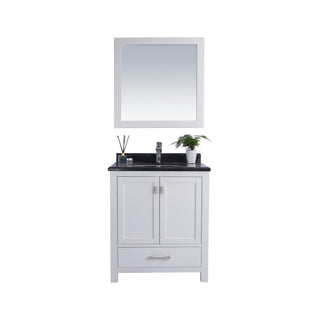 LavivaLaviva - Wilson 30" White Bathroom Vanity with Black Wood Marble Countertop - 313ANG-30W-BW313ANG-30W-BWAloha Habitat