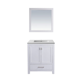 LavivaLaviva - Wilson 30" White Bathroom Vanity with Matte White VIVA Stone Solid Surface Countertop - 313ANG-30W-MW313ANG-30W-MWAloha Habitat