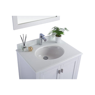 LavivaLaviva - Wilson 30" White Bathroom Vanity with Pure White Phoenix Stone Countertop - 313ANG-30W-PW313ANG-30W-PWAloha Habitat