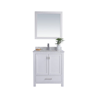 LavivaLaviva - Wilson 30" White Bathroom Vanity with White Carrara Marble Countertop - 313ANG-30W-WC313ANG-30W-WCAloha Habitat