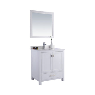 LavivaLaviva - Wilson 30" White Bathroom Vanity with White Quartz Countertop - 313ANG-30W-WQ313ANG-30W-WQAloha Habitat