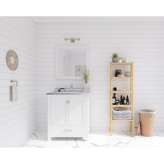 LavivaLaviva - Wilson 30" White Bathroom Vanity with White Stripes Marble Countertop - 313ANG-30W-WS313ANG-30W-WSAloha Habitat