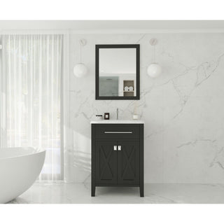 LavivaLaviva - Wimbledon 24" Espresso Bathroom Vanity with White Carrara Marble Countertop - 313YG319-24E-WC313YG319-24E-WCAloha Habitat