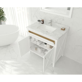 LavivaLaviva Wimbledon 36" White Bathroom Vanity Cabinet 313 Yg319 36 W313YG319-36WAloha Habitat